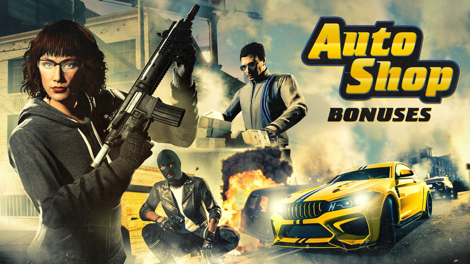 Official GTA Online Auto Shop artwork