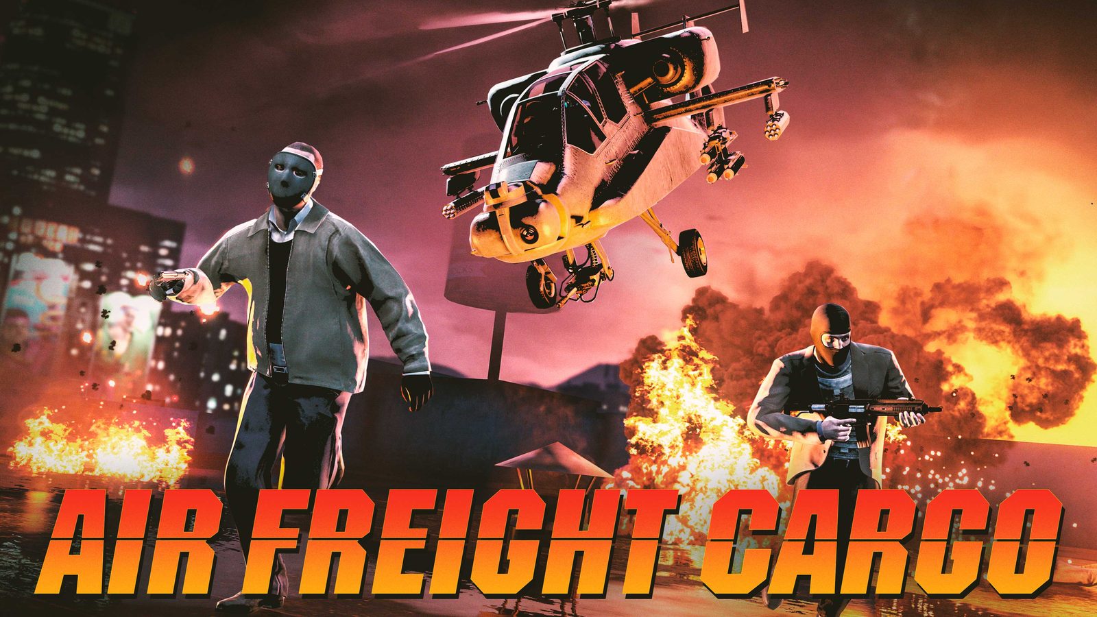 Official GTA Online Air Freight Cargo artwork