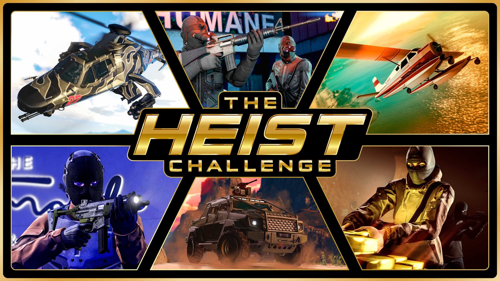 Official GTA Online Heist Challenge artwork