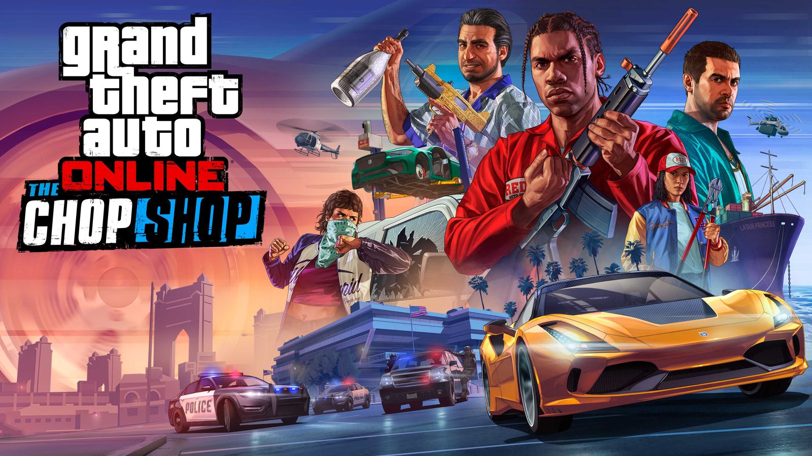 Official GTA Online Chop Shop artwork