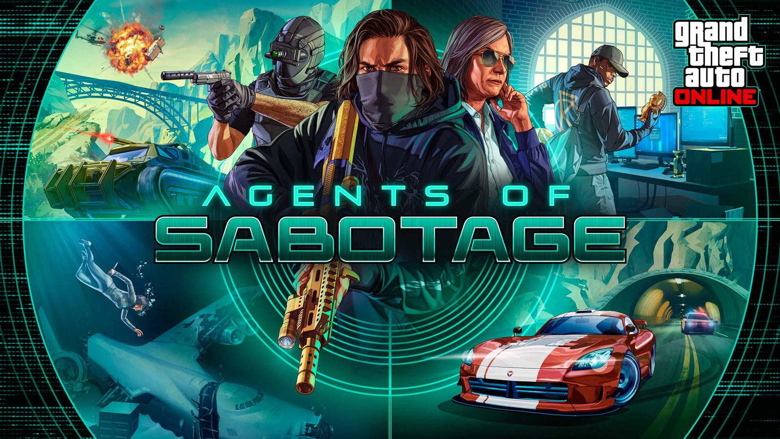 Official GTA Online Agents of Sabotage artwork